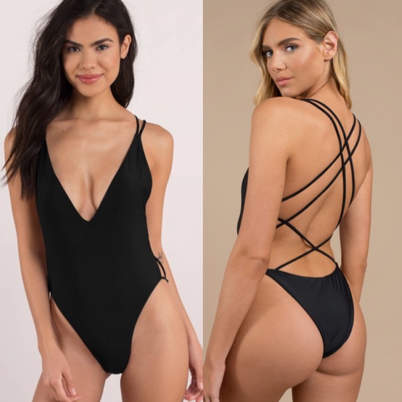 Tobi Other - NWT Black Strappy Cut Out Monokini One Piece